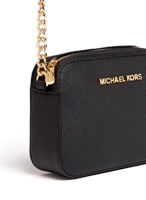 michael kors jet set travel saffiano crossbody
